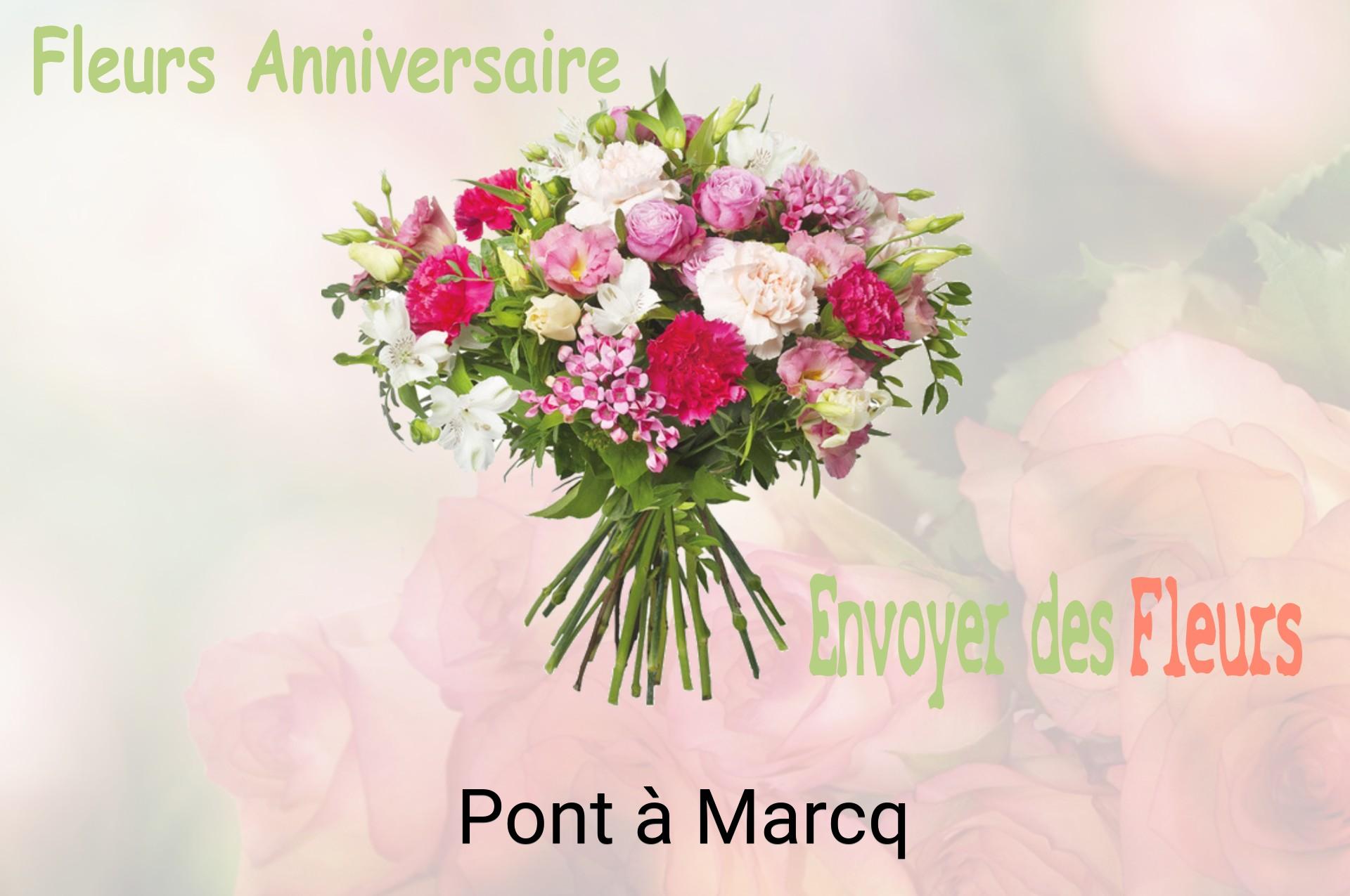 Bouquet de fleurs d’anniversaire livré à Pont-à-Marcq