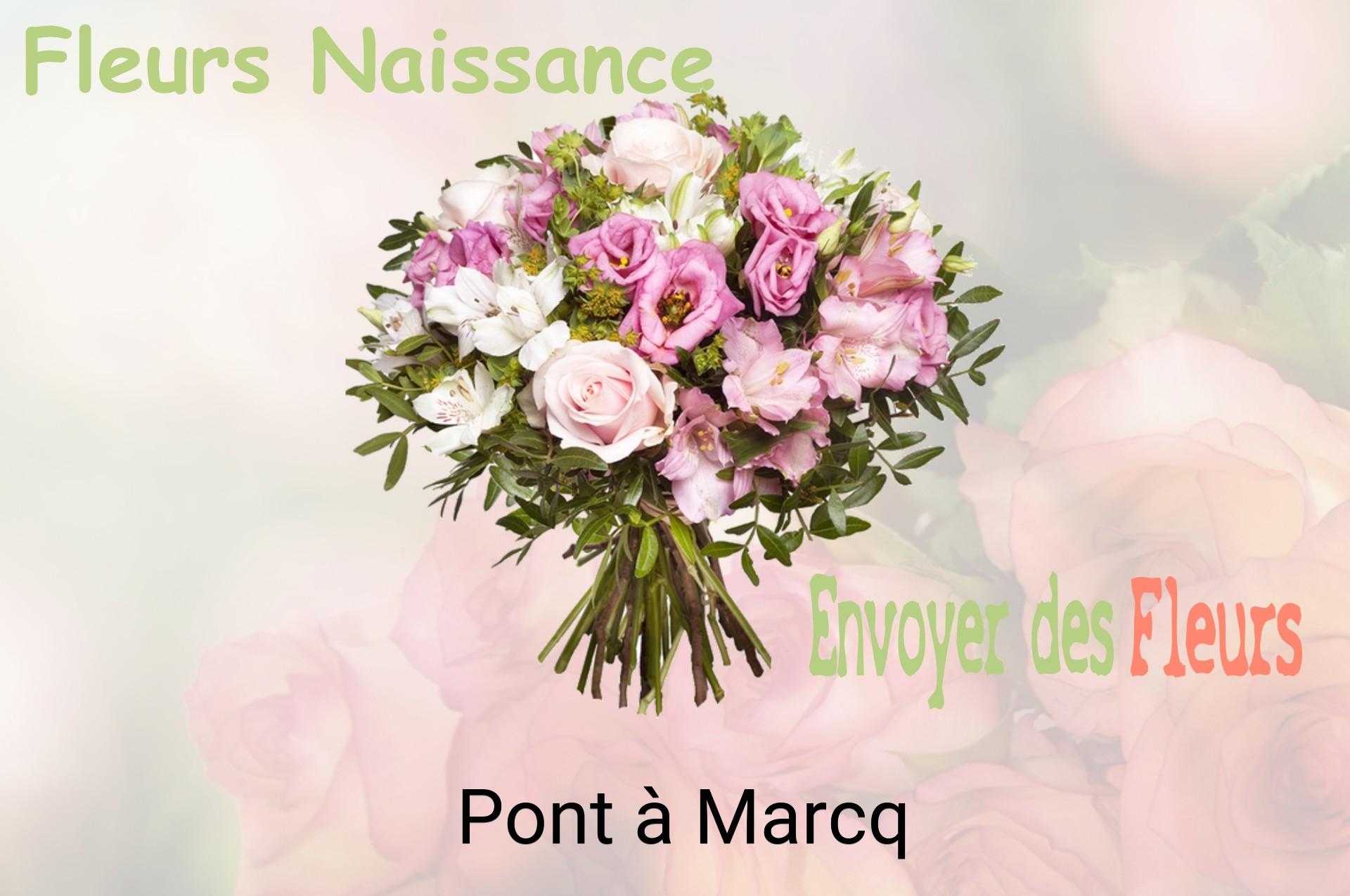 Bouquet de fleurs de naissance livré à Pont-à-Marcq